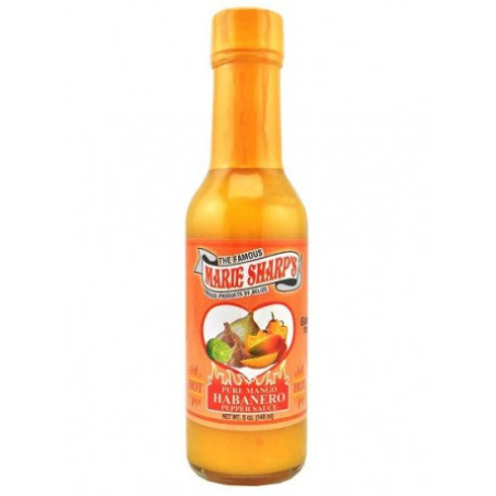 Marie Sharp's Pure Mango Habanero Pepper Sauce 148ml