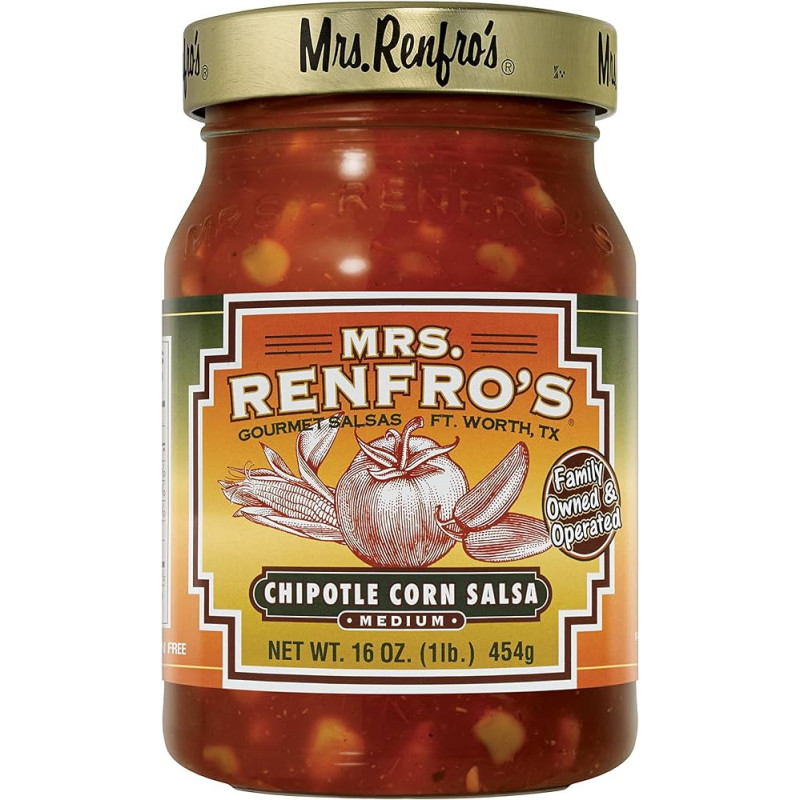 MRS. RENFRO'S CHIPOTLE CORN SALSA 454gr