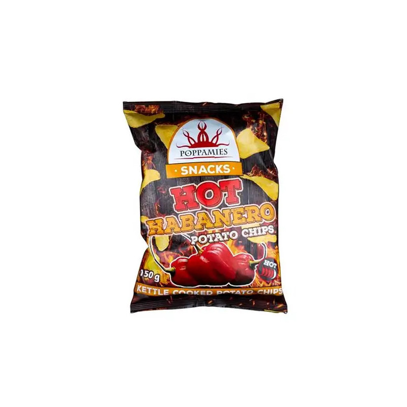 Poppamies Hot Habanero Chips 150gr