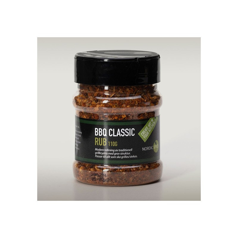 BBQ Classic rub 110gr Nordic Spice