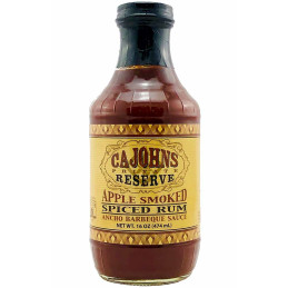 Cajohn's Apple Smoked Spiced Rum Ancho Barbeque Sauce 474ml