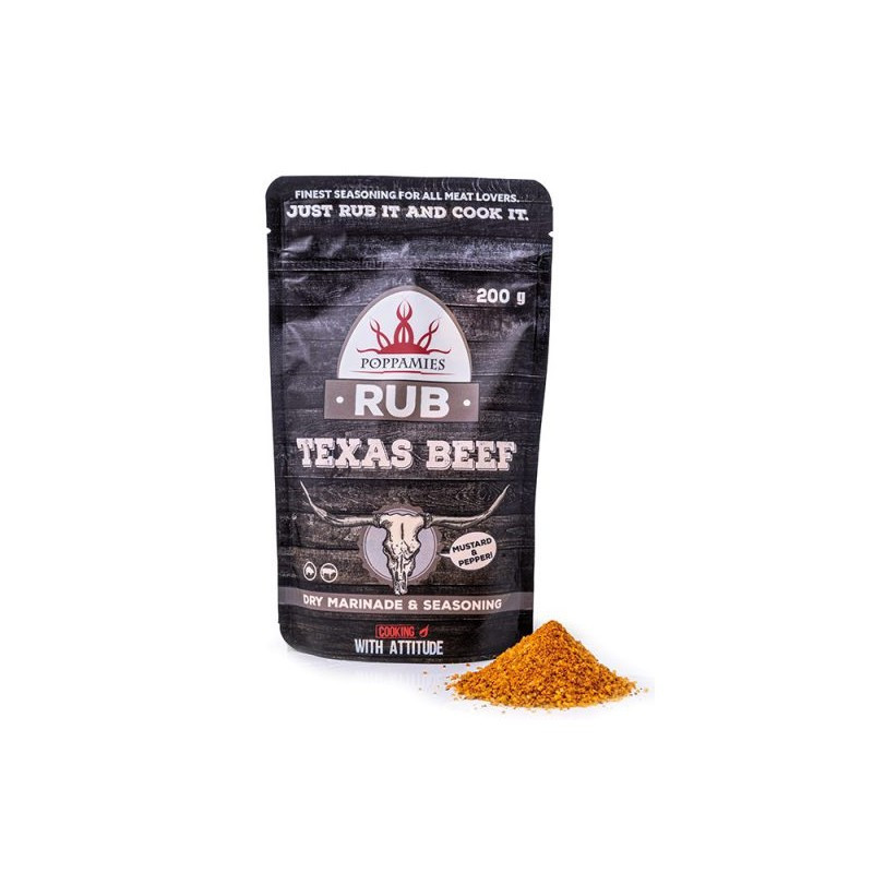 POPPAMIES TEXAS BEEF RUB 200gr