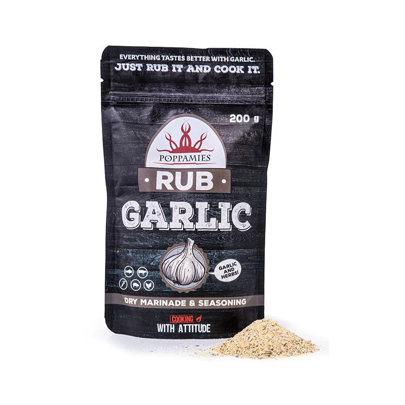 POPPAMIES GARLIC RUB 200gr