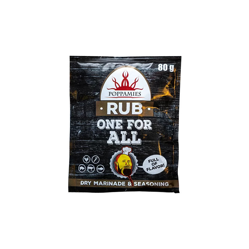 POPPAMIES ONE FOR ALL RUB -utan tillsatt salt 200gr