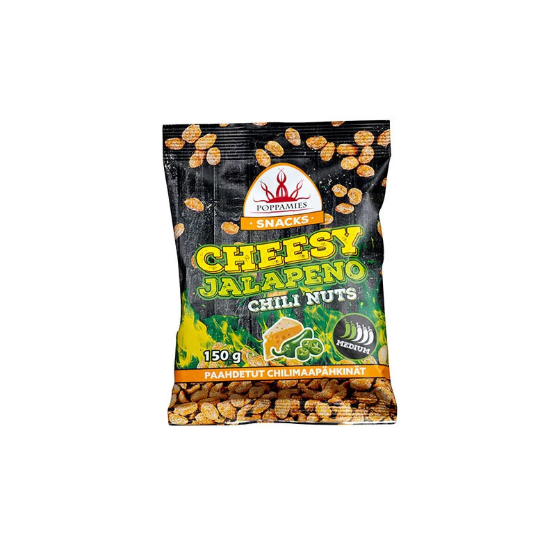 Jalapeno cheddar nötter 150gr Poppamies