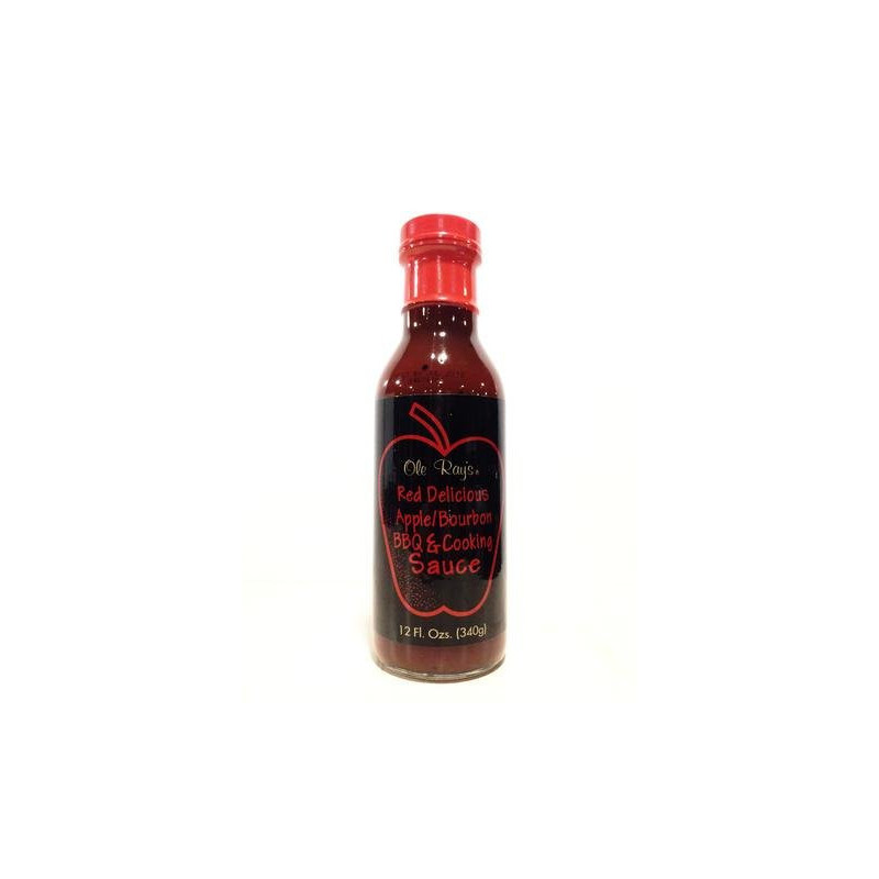 Ole Ray's Red Delicious Apple Bourbon BBQ and Cooking Sauce 340gr