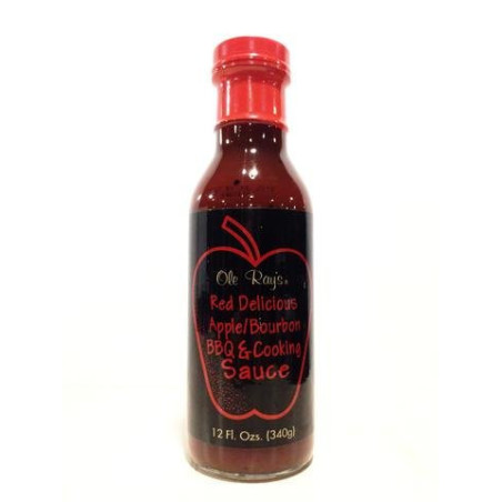 Ole Ray's Red Delicious Apple Bourbon BBQ and Cooking Sauce 340gr