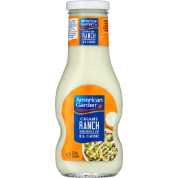 Creamy ranch dressing 250ml. American Garden