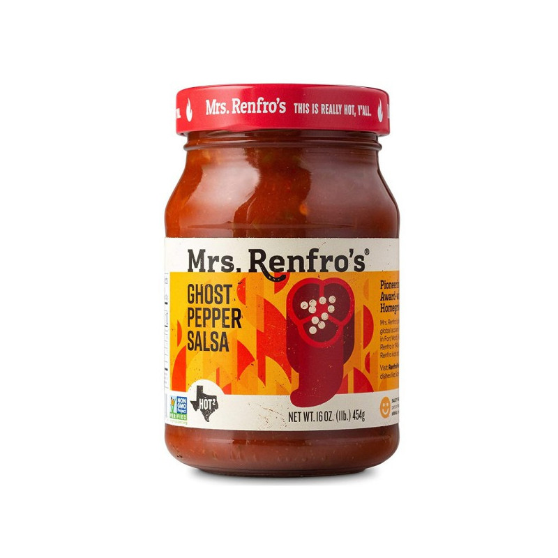 MRS. RENFRO'S GHOST PEPPER SALSA 454gr