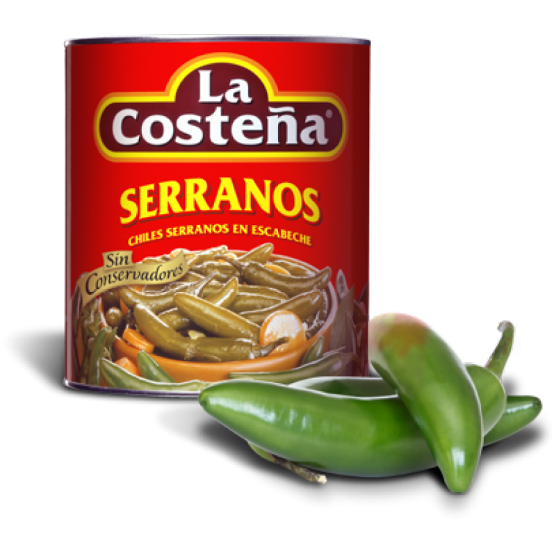 Inlagda Serranos 220gr