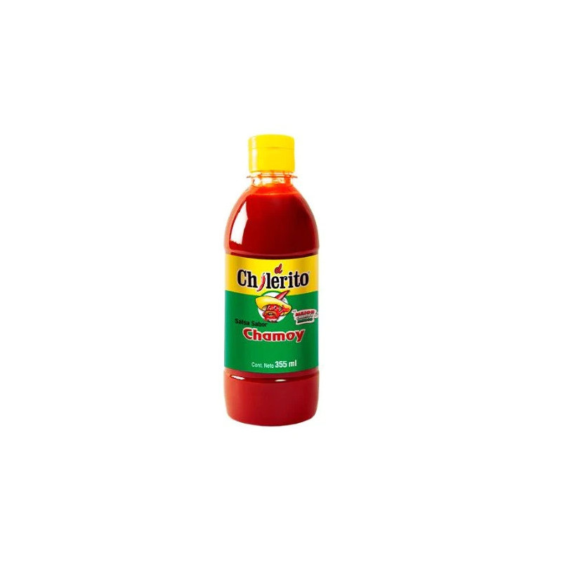 Chamoy är en sötsyrlig sås som går å ha på godis, i drinkar, på frukt å va man vill egentligen.